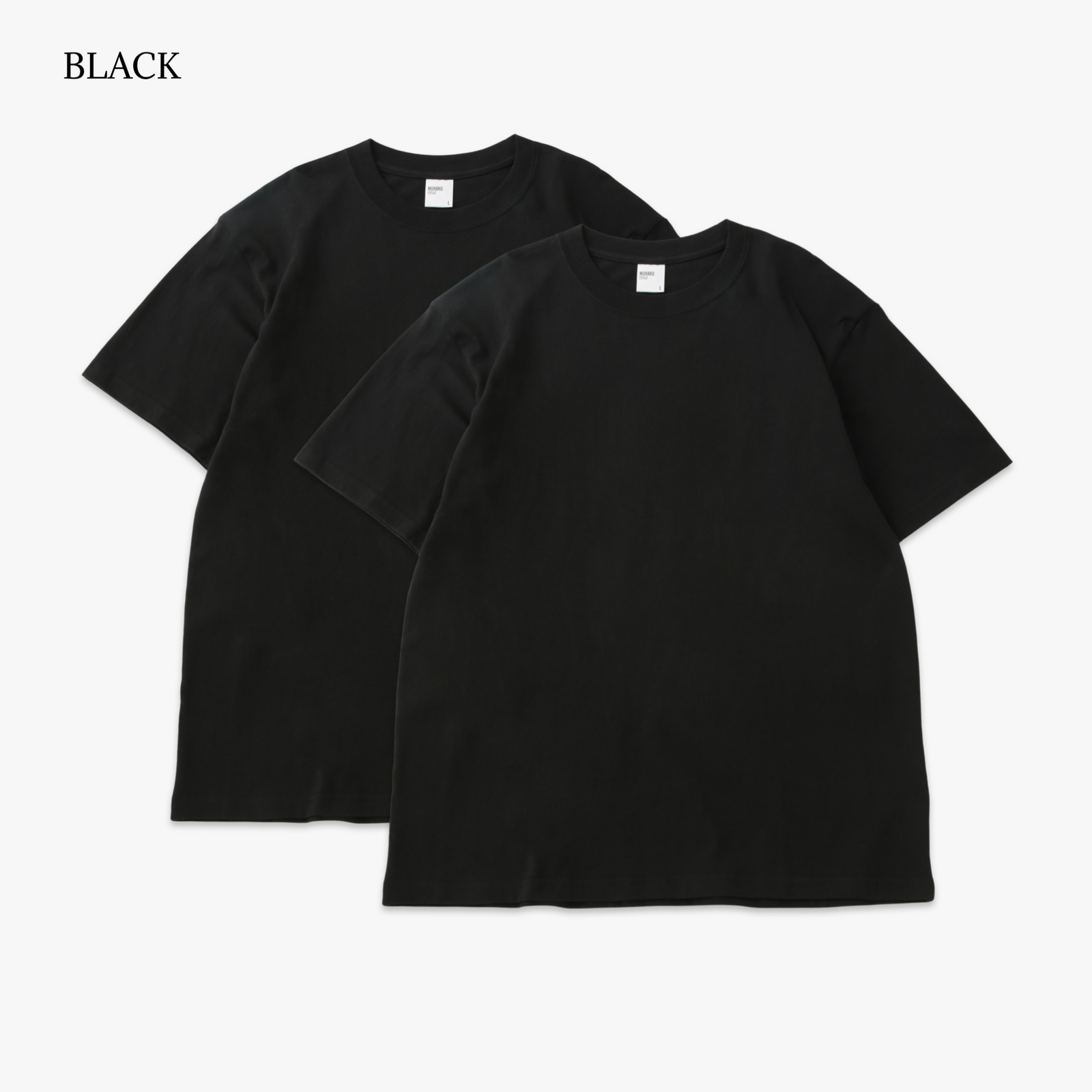 2 pcs PACK TEE /JUST RIGHT SS TEE 6.0oz – MUHAKU