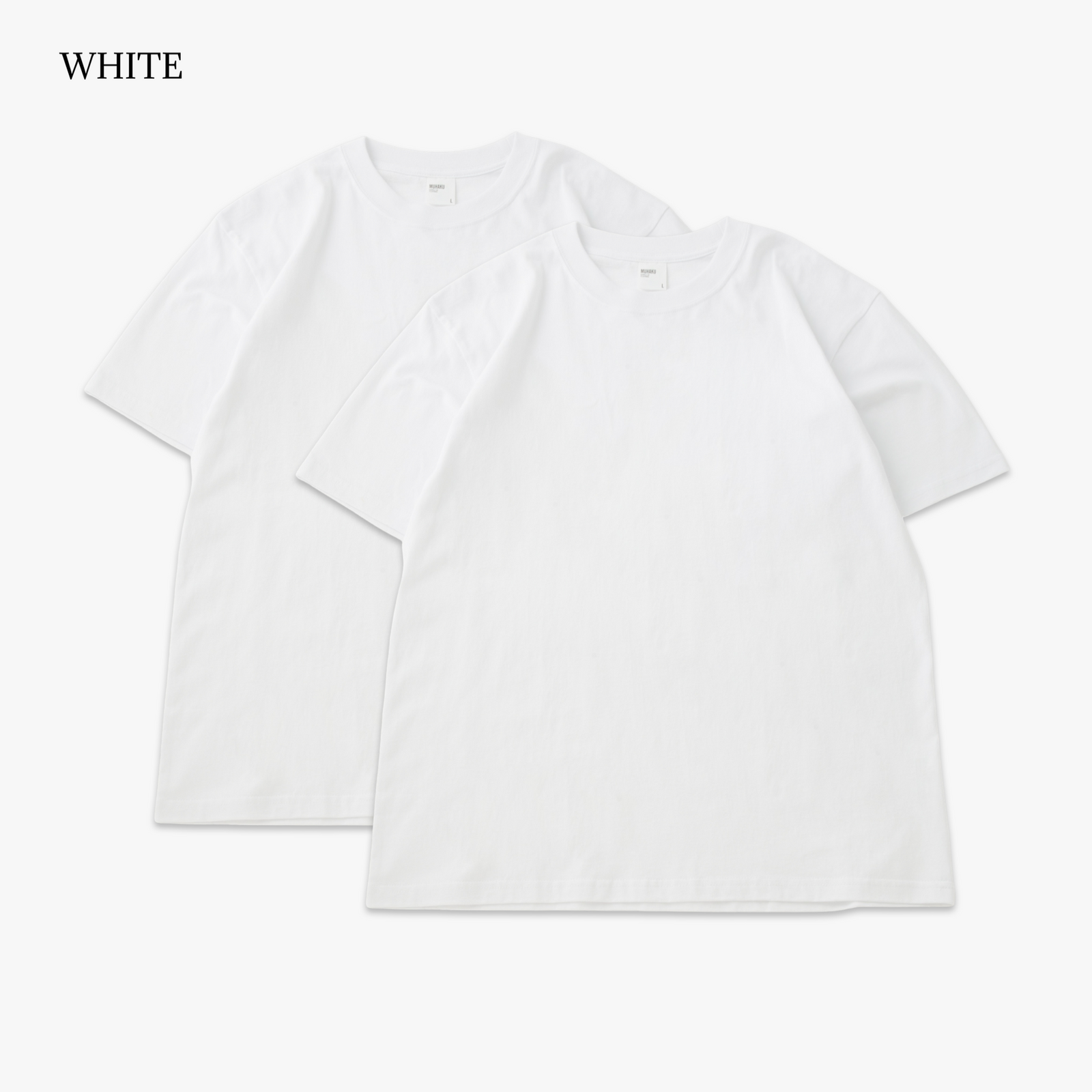 2 pcs PACK TEE /JUST RIGHT SS TEE 6.0oz – MUHAKU