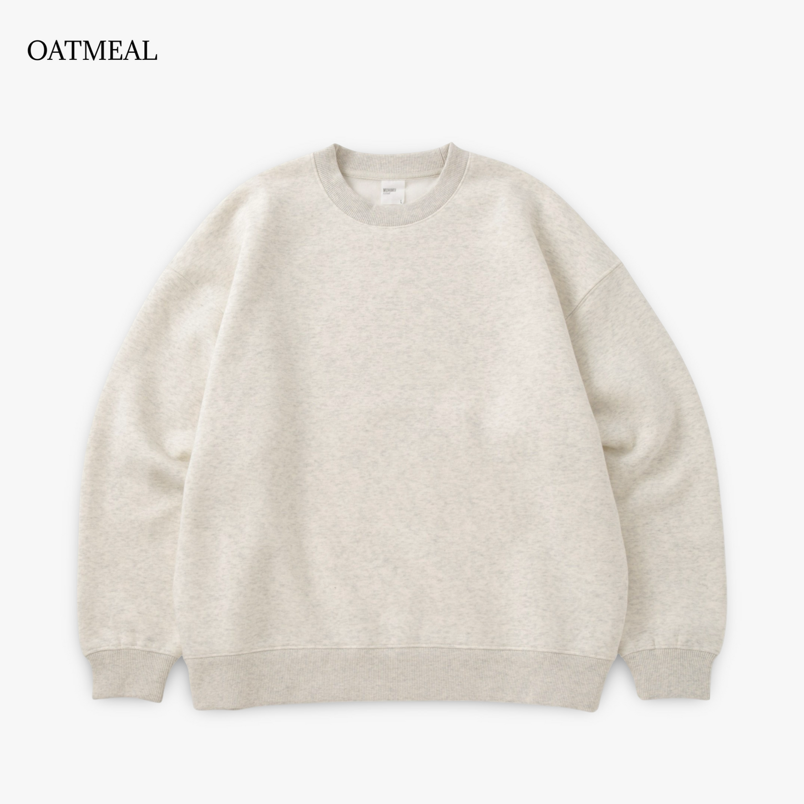 WRAP UP ショート丈 SHORT CREW SWEAT / 裏起毛 Brushing fabric 10.0