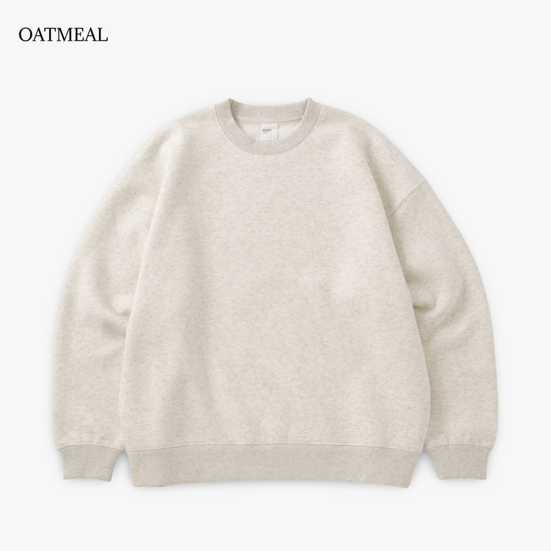 WRAP UP ショート丈 SHORT CREW SWEAT / 裏起毛 Brushing fabric 10.0