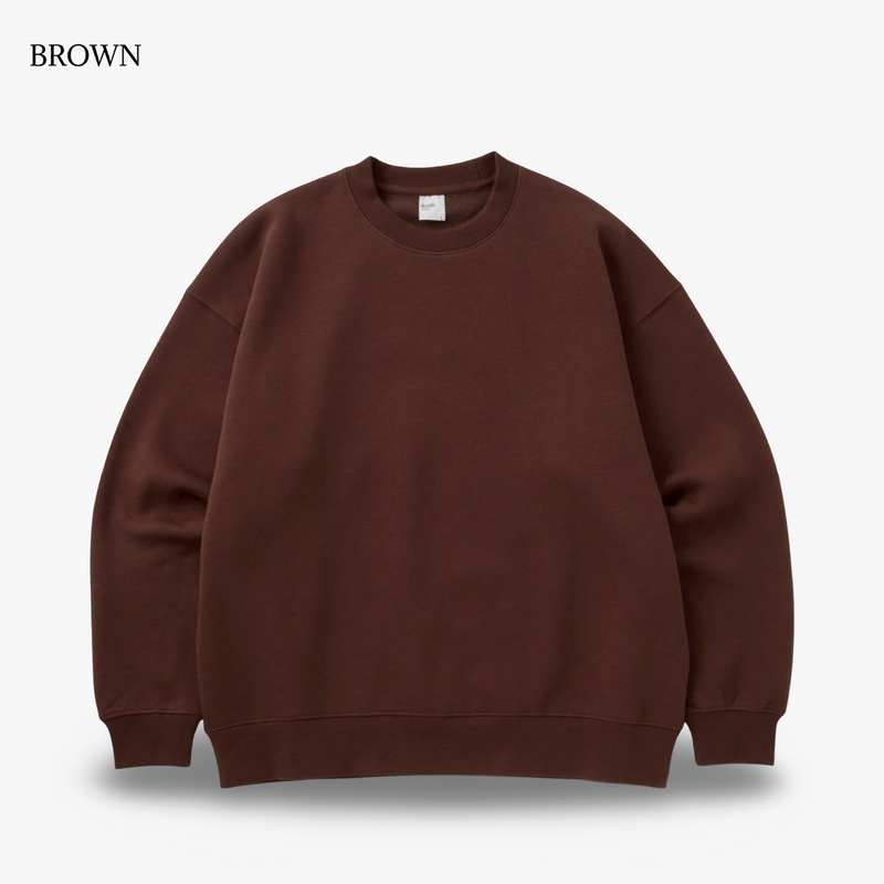 WRAP UP ショート丈 SHORT CREW SWEAT / 裏起毛 Brushing fabric 10.0