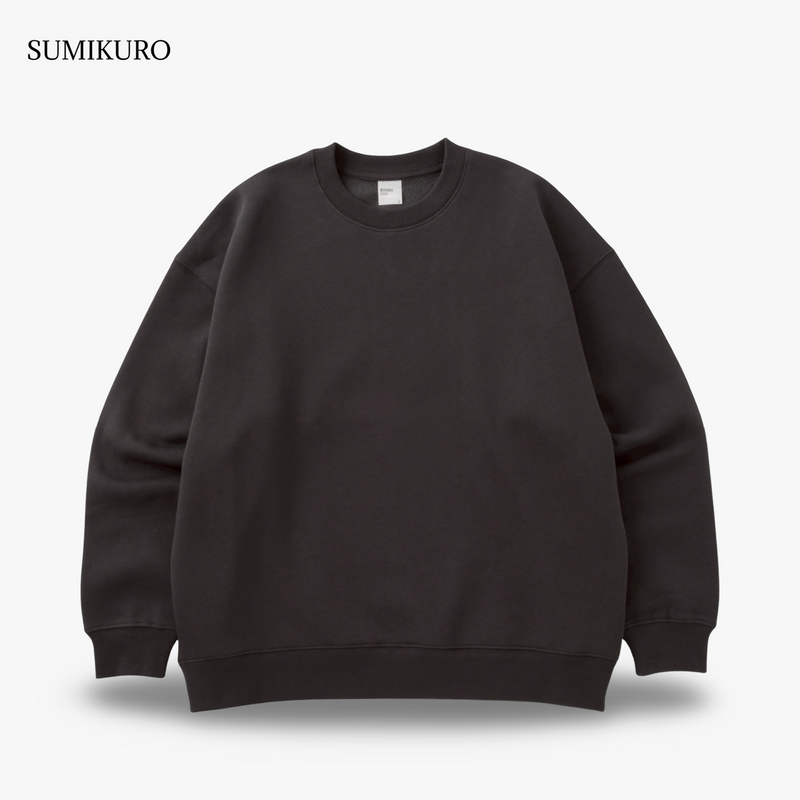 WRAP UP ショート丈 SHORT CREW SWEAT / 裏起毛 Brushing fabric 10.0