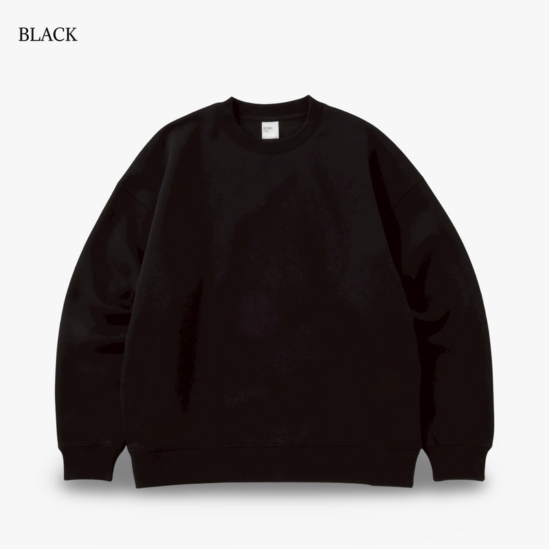 WRAP UP ショート丈 SHORT CREW SWEAT / 裏起毛 Brushing fabric 10.0