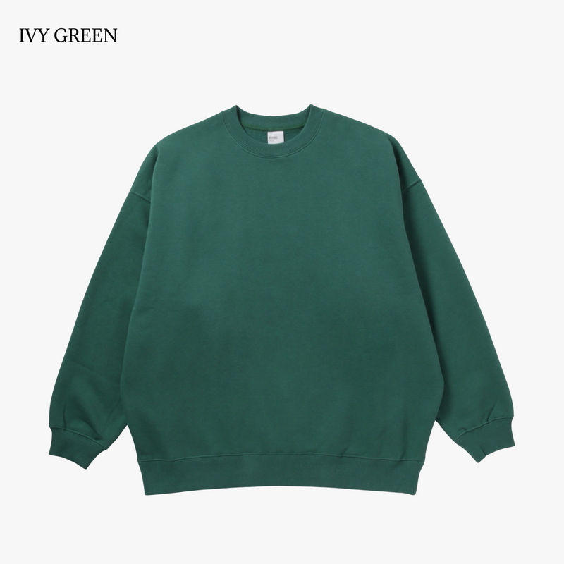 WRAP UP CREW SWEAT / 裏起毛 Brushing fabric 10.0oz – MUHAKU