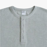 HENLEY WAFFLE SS TEE 6.8oz